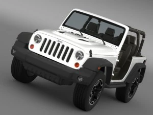 Jeep Wrangler Rubicon 10e verjaardag 2014 3D Model