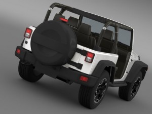 jeep wrangler rubicon 10th anniversary 2014 Model 3D