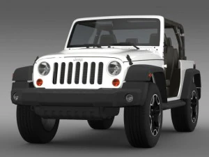 jeep wrangler rubicon 10th anniversary 2014 3D Model