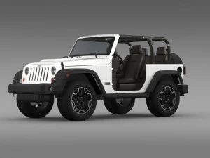 jeep wrangler rubicon 10th anniversary 2014 3D Model