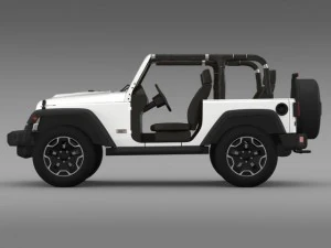 jeep wrangler rubicon 10th anniversary 2014 3D Model