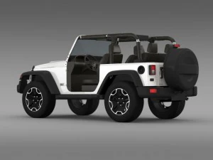 jeep wrangler rubicon 10th anniversary 2014 3D Model