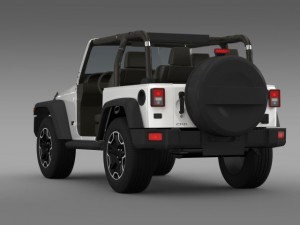 jeep wrangler rubicon 10th anniversary 2014 Model 3D