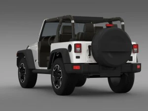 jeep wrangler rubicon 10th anniversary 2014 3D Model