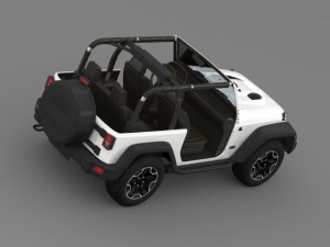 jeep wrangler rubicon 10th anniversary 2014 Model 3D