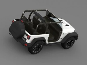 jeep wrangler rubicon 10th anniversary 2014 3D Model