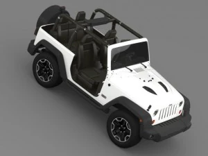 jeep wrangler rubicon 10th anniversary 2014 3D Model