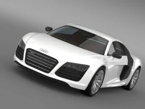 audi r8 v10 plus 2013 Modèle 3D