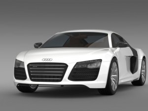 bb audi r8 v10 plus 2013 Model 3D