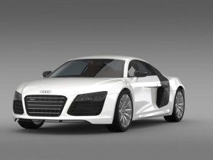 bb audi r8 v10 plus 2013 Model 3D