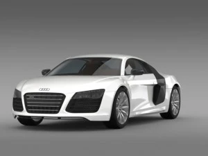 bb audi r8 v10 plus 2013 3D Model