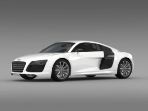 bb audi r8 v10 plus 2013 Model 3D