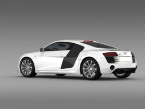 bb audi r8 v10 plus 2013 Model 3D