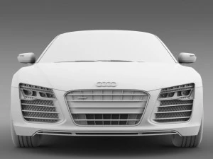 bb audi r8 v10 plus 2013 3D Model