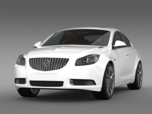 buick regal 20112013 Modelo 3D