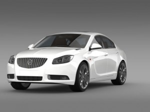 buick regal 20112013 Modelo 3D