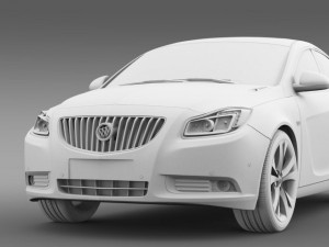 buick regal 20112013 Modelo 3D