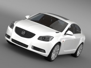 buick regal flexfuel 20112013 3D Model