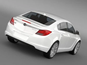 buick regal flexfuel 20112013 3D Model