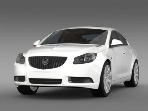buick regal flexfuel 20112013 3D Model
