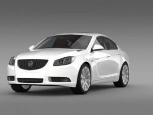 buick regal flexfuel 20112013 Modèle 3D