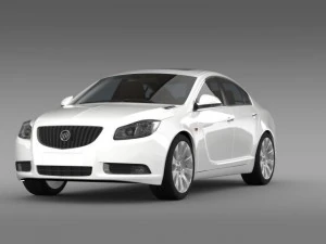 buick regal flexfuel 20112013 3D Model