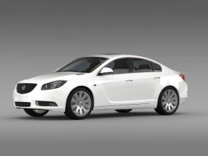 buick regal flexfuel 20112013 3D Model