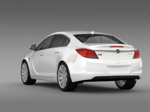buick regal flexfuel 20112013 Modèle 3D