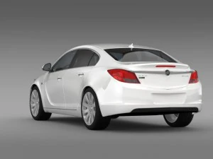 buick regal flexfuel 20112013 3D Model