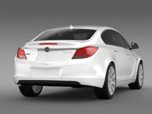 buick regal flexfuel 20112013 3D Model