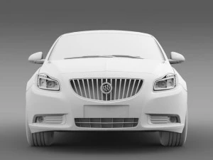 buick regal flexfuel 20112013 3D Model