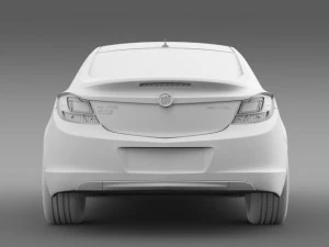 buick regal flexfuel 20112013 3D Model
