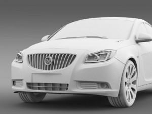 buick regal flexfuel 20112013 Modèle 3D