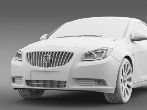 buick regal flexfuel 20112013 3D Model