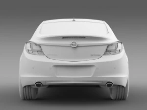 opel insignia biturbo 200813 3D Model
