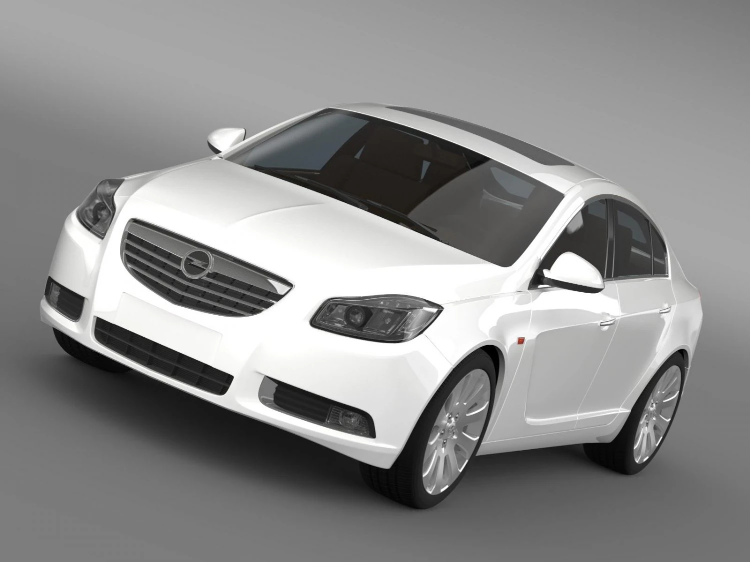 opel insignia hatchback 200813 3D Model .c4d .max .obj .3ds .fbx .stl .blend