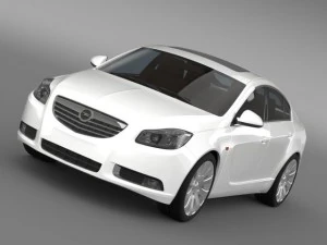 opel insignia hatchback 200813 Modello 3D