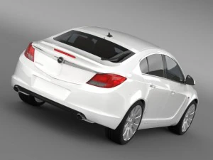 opel insignia hatchback 200813 3D Model