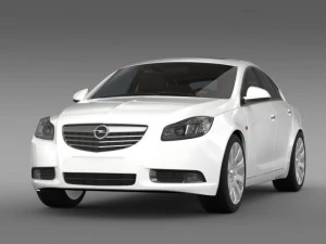 opel insignia hatchback 200813 3D Model