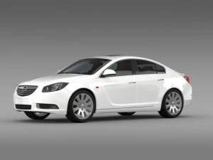 opel insignia hatchback 200813 3D Model