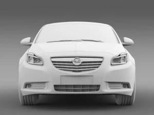 opel insignia hatchback 200813 3D Model