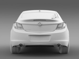 opel insignia hatchback 200813 3D Модель