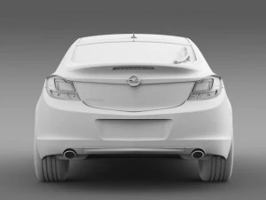 opel insignia hatchback 200813 3D Model