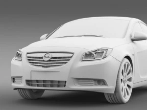 opel insignia hatchback 200813 3D Model
