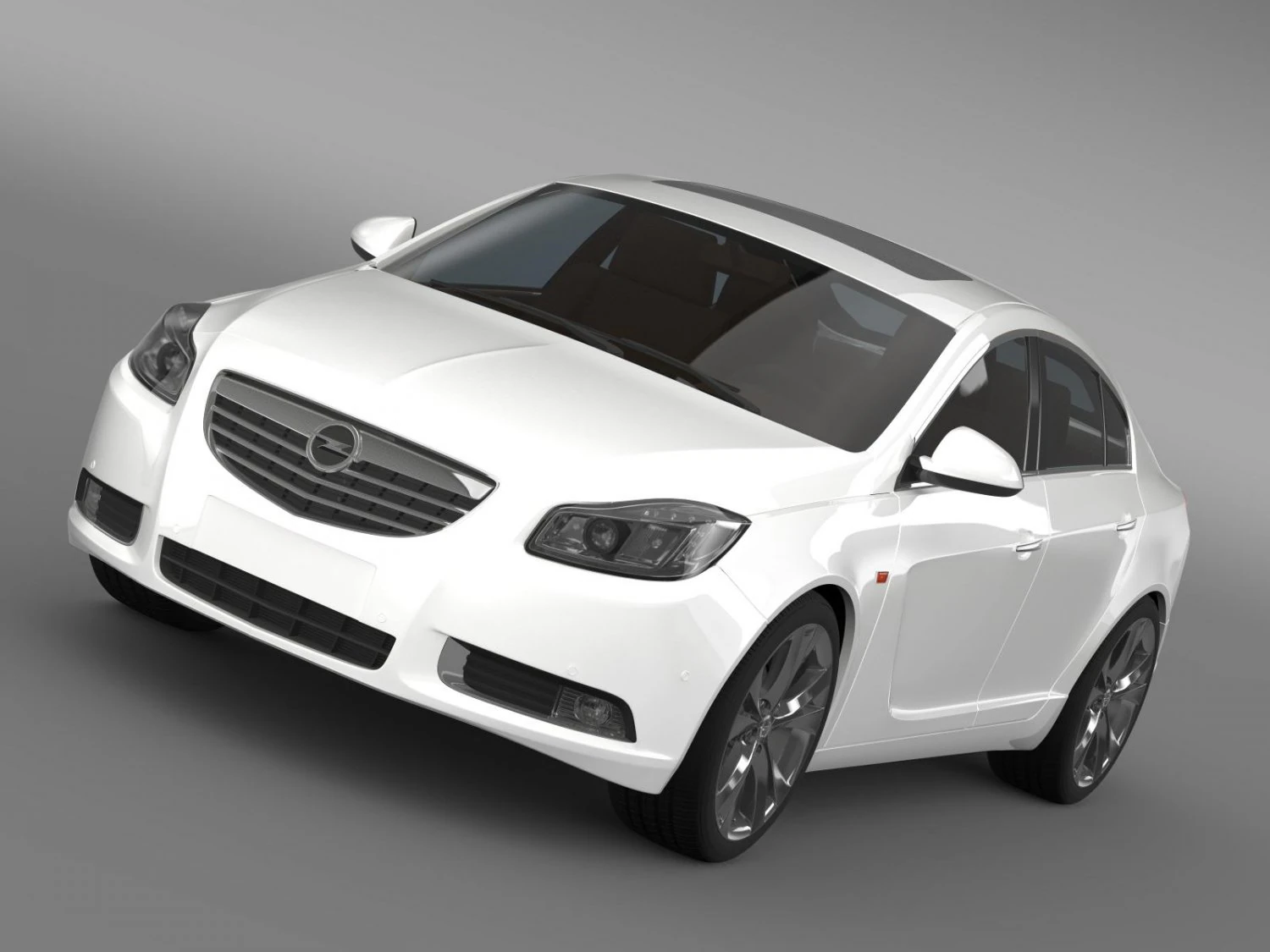 opel insignia hatchback turbo 200813 3D Model .c4d .max .obj .3ds .fbx .stl .blend 