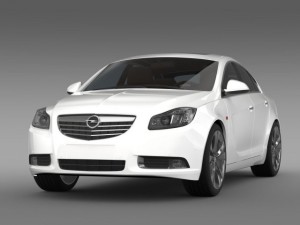 opel insignia hatchback turbo 200813 3D Model