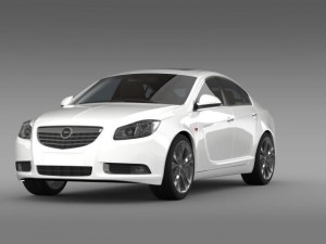 opel insignia hatchback turbo 200813 3D Model