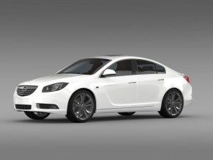 opel insignia hatchback turbo 200813 3D Model