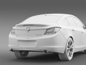 vauxhall insignia 4x4 biturbo 20112013 3D Model