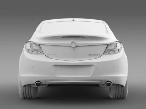 vauxhall insignia 4x4 biturbo 20112013 3D Model